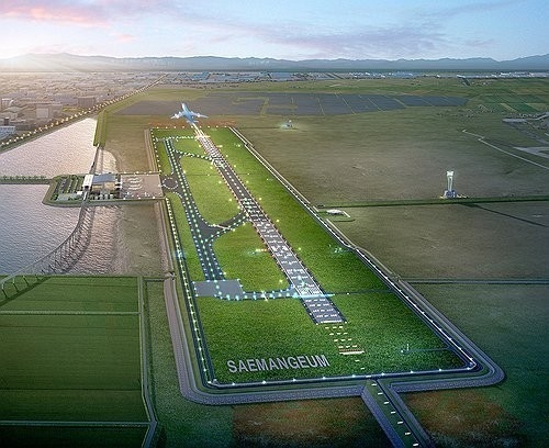 새만금국제공항 조감도 [HJ중공업 제공]