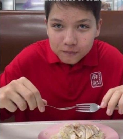 Joshua Alexander Jun Wei Gilby first approached Nam Kee for a job about a year ago, when he was 13.    (Straits Times)
