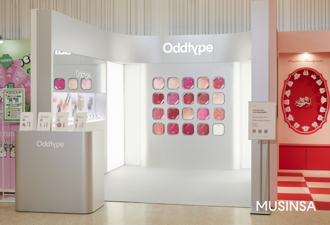 Musinsa Beauty Festa 2025, Seongsu-Dong, Séoul, Musinsa's Private Beauty Label OddType Pop-up Store le mois dernier (Musinsa)