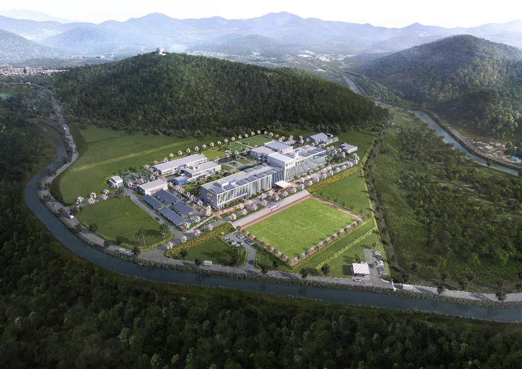 축산자원개발부 연구행정구역 조감도. [금호건설]