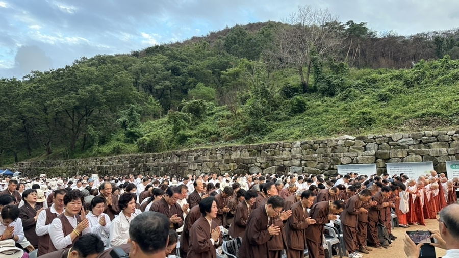 의성 고운사에서 제21회 팔재계수계대법회 및 포교부 정기연수’를 개최했다[의성군 제공]