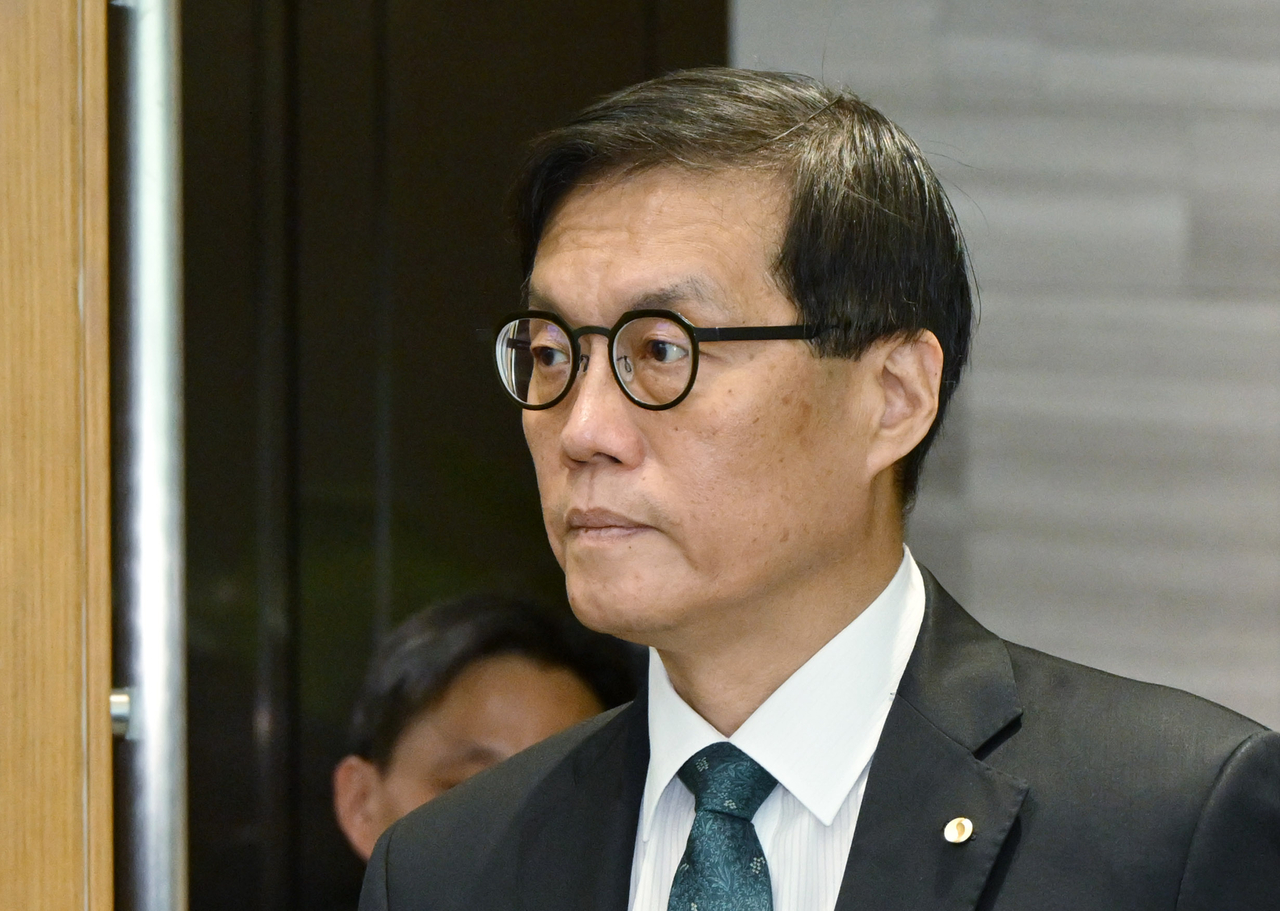 Bank of Korea Gov. Rhee Chang-yong (Pool photo via Yonhap)