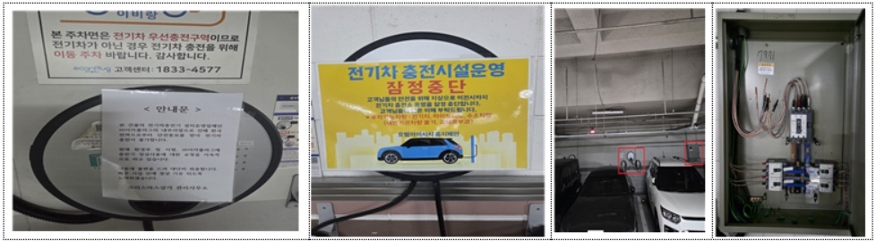 전기차 충전기 미운영 방치 사례[국무조정실 정부합동 부패예방추진단·환경부 자료]