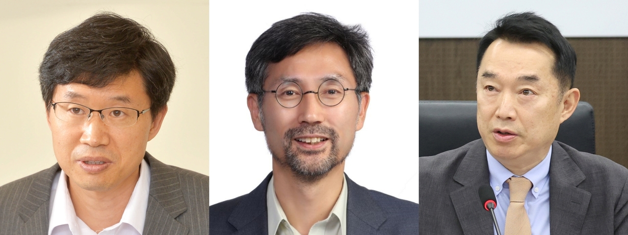 (왼쪽부터) 구기보 숭실대 글로벌통상학과 교수, 김태황 명지대 국제통상학과 교수, 허윤 서강대 국제대학원 교수 [뉴시스/헤럴드경제DB]