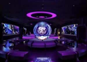 Trip to space, music with view and authentic basalmic