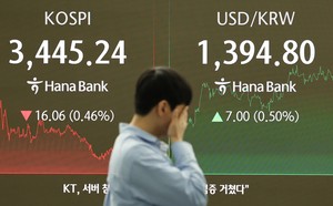 Seoul shares retreat from record peak on tech losses