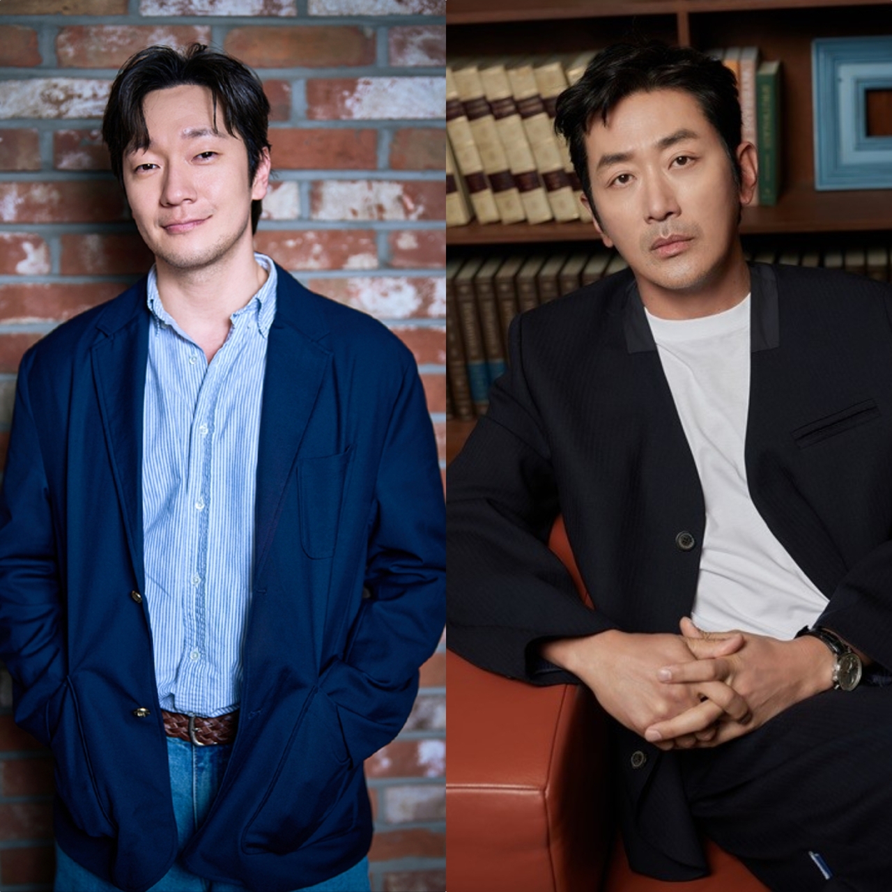 Son Suk-ku (left) and Ha Jung-woo (Stannum, Sony Pictures Entertainment Korea, Kidari)