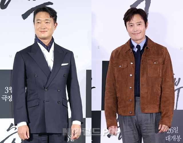 배우 조우진, 이병헌/사진=헤럴드POP DB