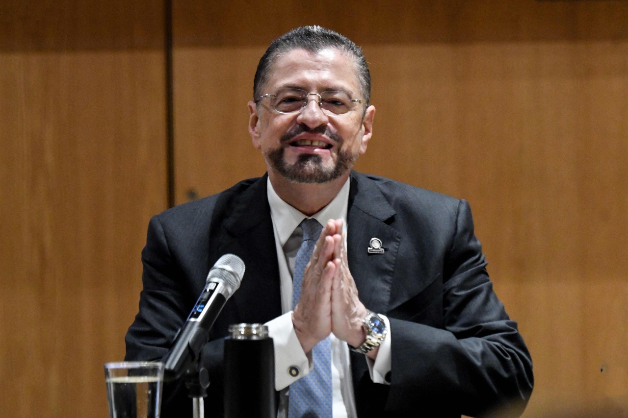 Costa Rica's President Rodrigo Chaves (AFP-Yonhap)