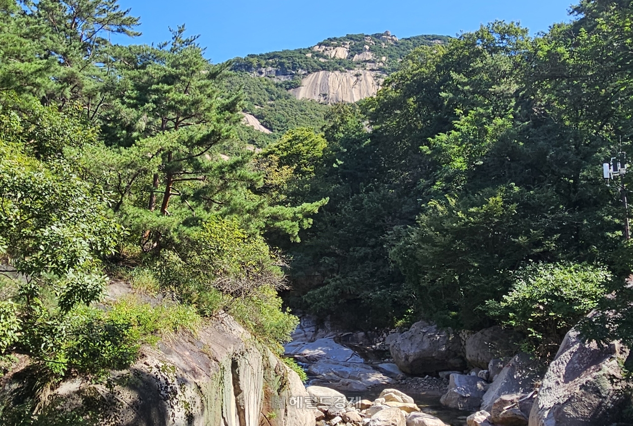 북한산 계곡