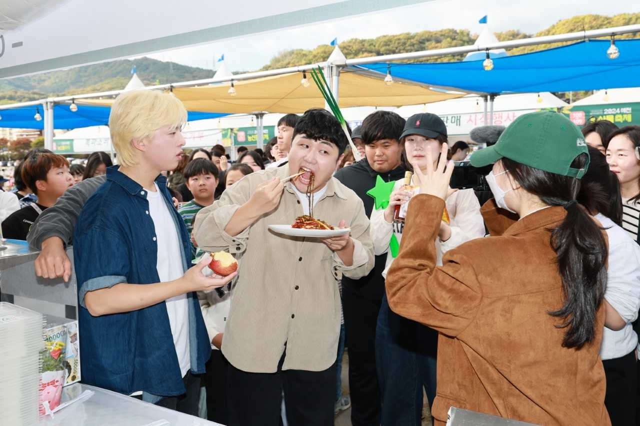 지난해 열린 농산물 대축제[예천군 제공]
