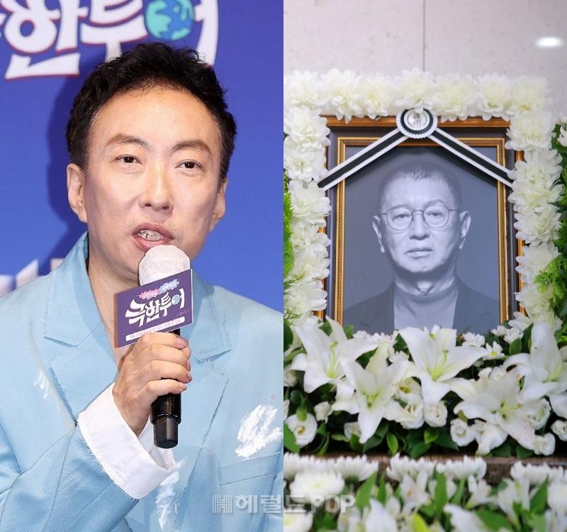 박명수, 故 전유성/사진=헤럴드POP DB, 사진공동취재단