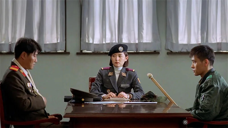 "Joint Security Area" starring Song Kang-ho (left), Lee Byung-hun (right) and Lee Young-ae (center) (CJ ENM)