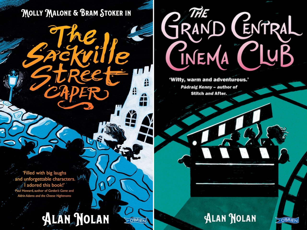 "The Sackville Street Caper" and "The Grand Central Cinema Club" by Alan Nolan (The O’Brien Press)