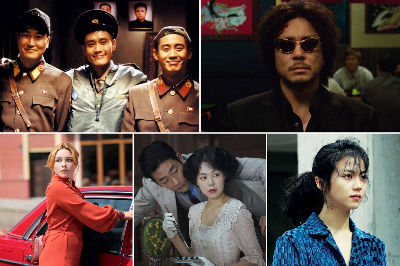 (Clockwise from top left) "Joint Security Area," "Oldboy," "Thirst," "The Handmaiden" and The Little Drummer Girl (CJ ENM, BBC)