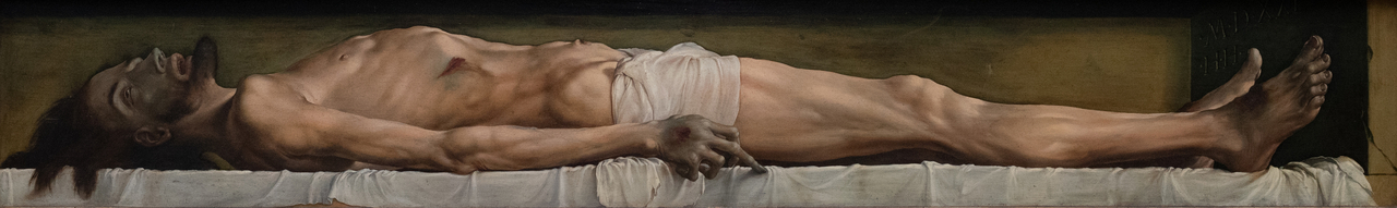 한스 홀바인, 무덤 속 그리스도의 시신, 1520~1522, 패널에 유채, 200x30.5cm, 바젤 시립 미술관