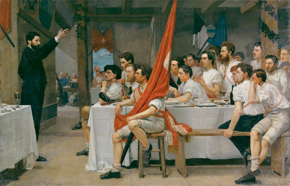 페르디난드 토토사이트 has jinju, 연회, 1877, 캔버스에 유채, 228x355cm, 취리히 쿤스트하우스