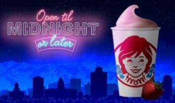 웬디스 Open til Midnight or later” 광고 [웬디스 제공]
