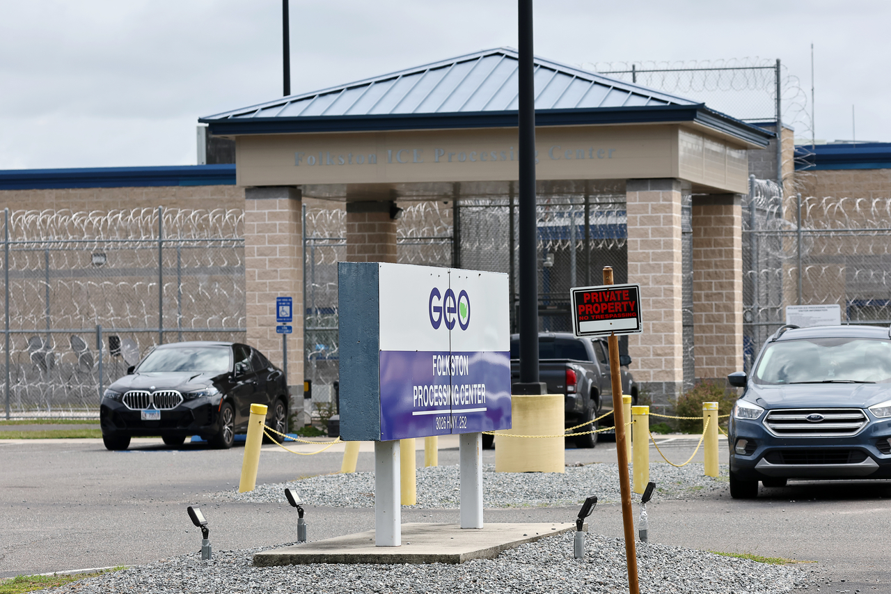 A detention center in Folkston, Georgia (Yonhap)