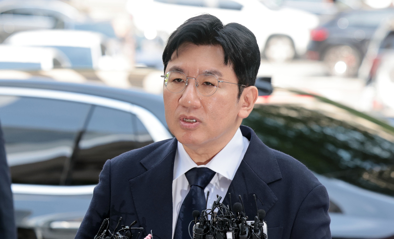 방시혁 하이브 의장. [연합]