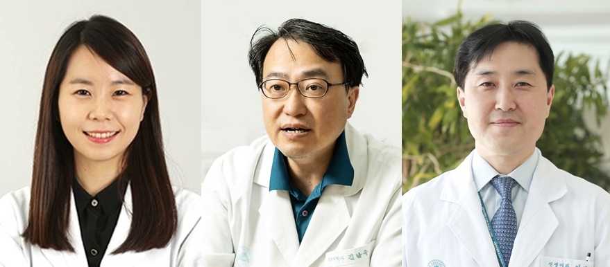 (왼쪽부터) 서울아산병원 영상의학과 윤희망, 융합의학과 김남국, 유탑 토토사이트과 이병섭 교수