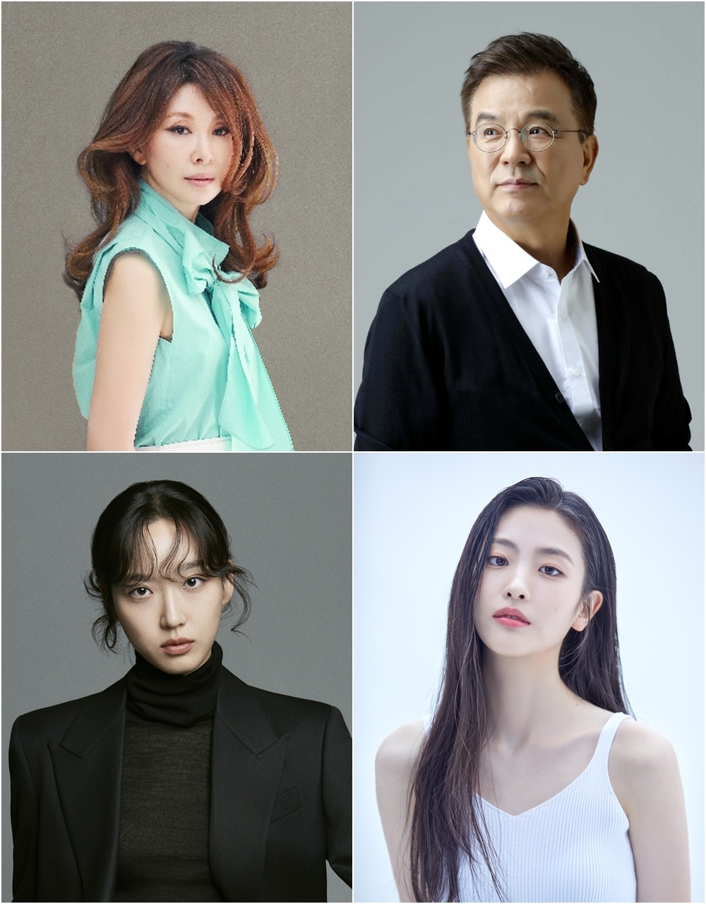 사진 제공=이미숙(후너스엔터테인먼트), 강석우(본인), 한지현(초록뱀엔터테인먼트), 오예주(레인컴퍼니)