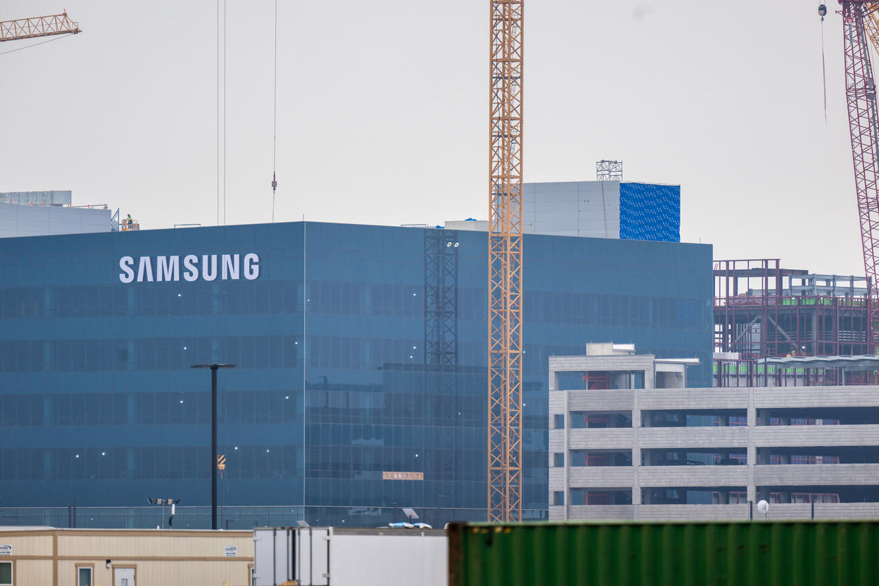 A general view of the Samsung Austin Semiconductor plant on April 16, 2024 in Taylor, Texas. (Getty Images)
