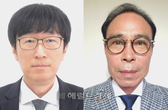 상주시 기업인상 수상자 . 사진 왼쪽부터 신후감·김재곤씨.[상주시 제공