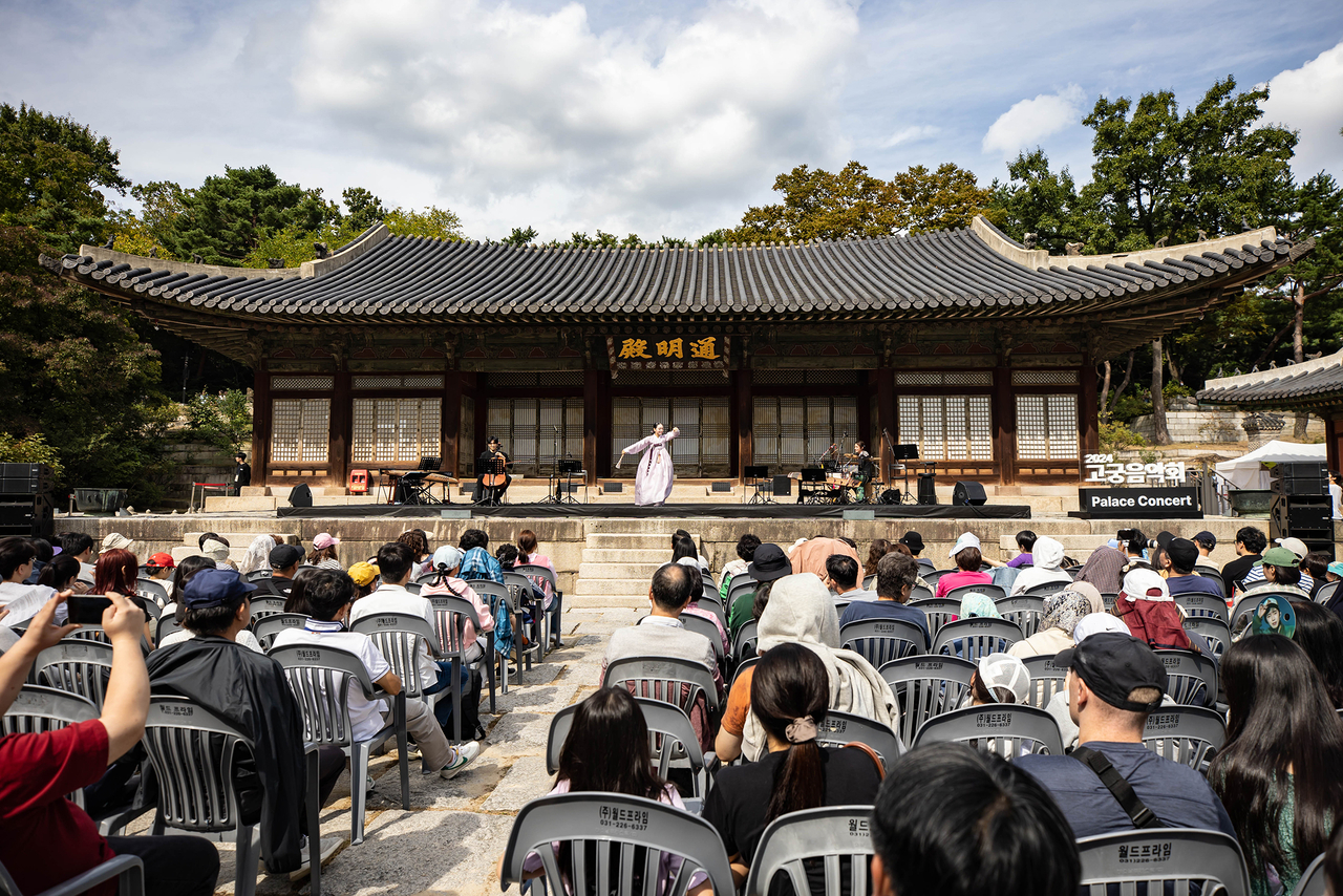 The Palace Concert, to be held as part of the 2025 Fall K-Royal Cultural Festival at Yeongneyonjeon Hall in Jongmyo Shrine, Oct. 9-12 (Korea Heritage Agency)