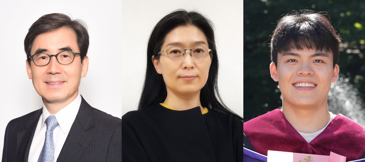 [사진 왼쪽부터] 서울대병원 의생명연구원 김효수·이은주 교수, 서울대 문도담 박사