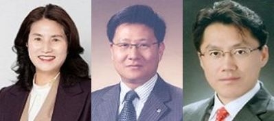 왼쪽부터 김상희 CIB(기업투자금융)그룹장과 권오삼 IT(정보기술)그룹장, 박필희 준법감시인 [IBK토토사이트 착오이체 제공]