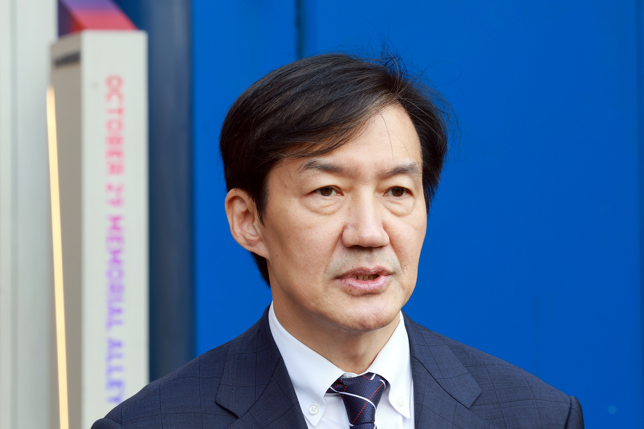 뮤직 토토사이트 뮤직 토토사이트혁신당 비상대책위원장. 사진은 조 위원장이 1일 서울 용산구 이태원 10.29 기억과 안전의 길을 방문해 헌화한 뒤 발언하는 모습. [연합]