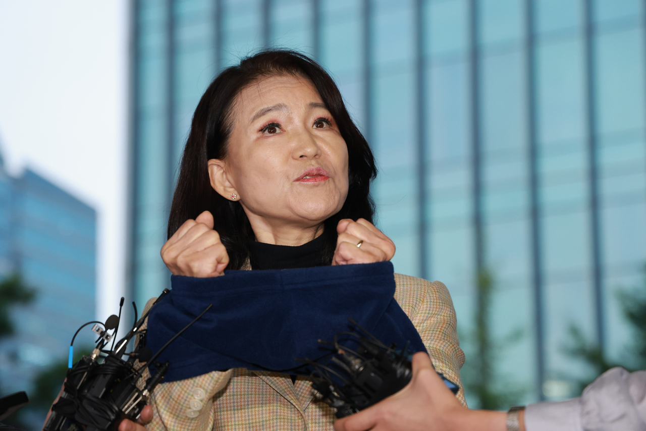 Lee Jin-sook, the former chief of the Korea Communications Commission (Yonhap)