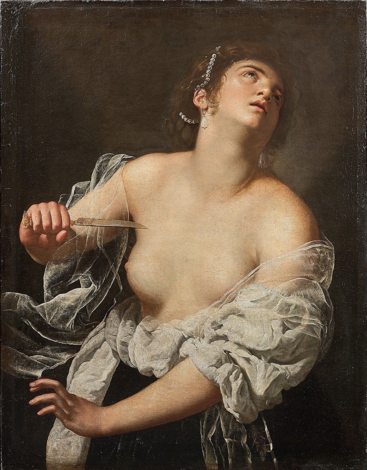 아르테미시아 토토사이트 마루한, 루크레티아, 1630년경, 캔버스에 유채, 95.5x75cm, 게티 센터