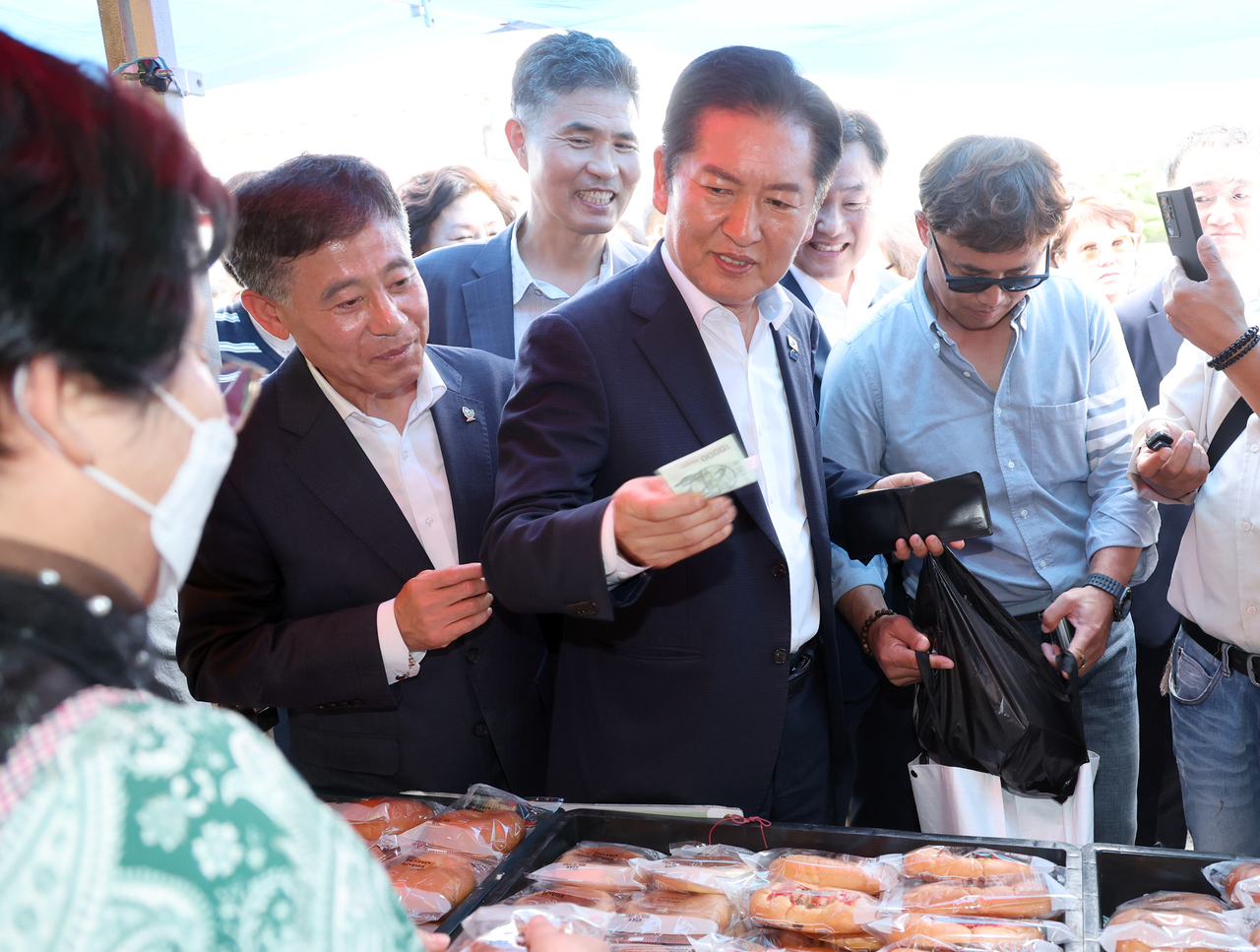 정청래 더불어민주당 대표[연합]