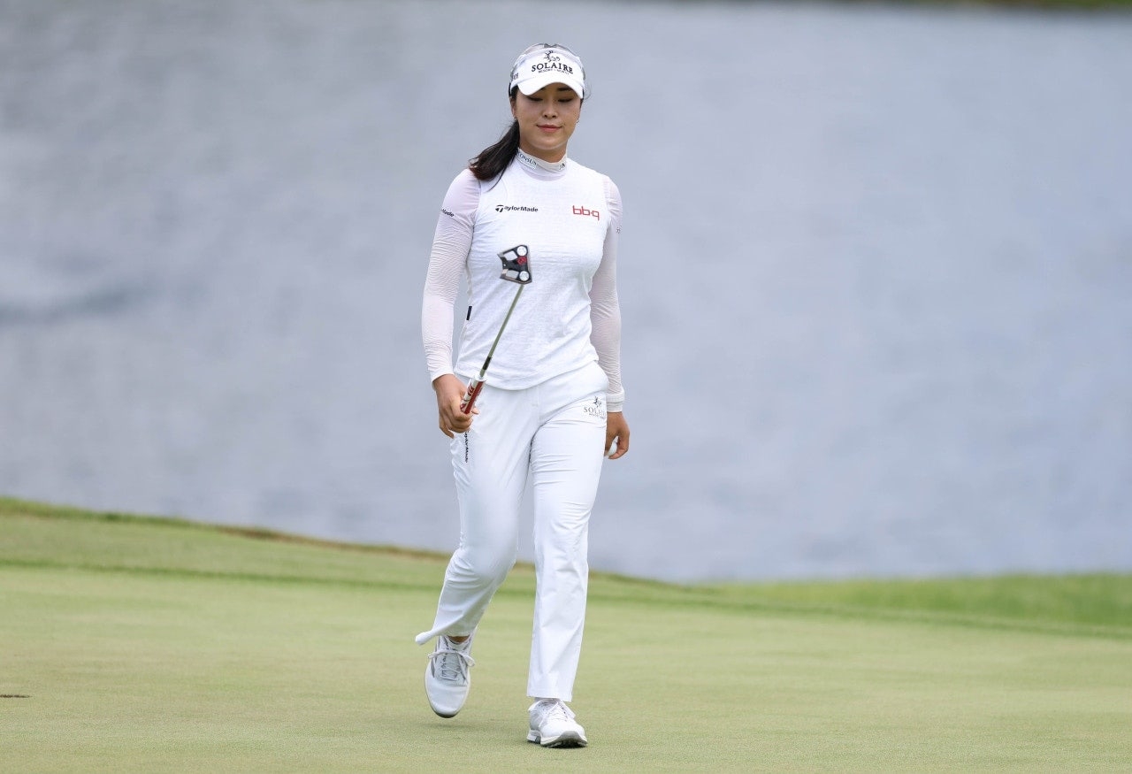 뷰익 LPGA 상하이 첫날 토토사이트 순수익 2위에 오른 윤이나. [사진=헤럴드스포츠DB]