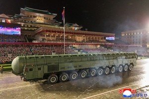 N. Korea flaunts missile strength with Hwasong-20 ICBM