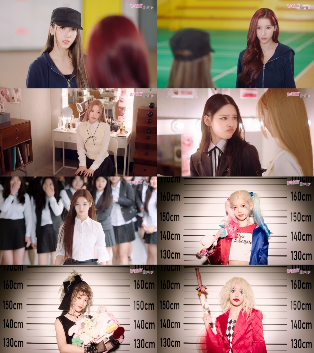 Stills from "A20 May Story" content (A20 Entertainment)