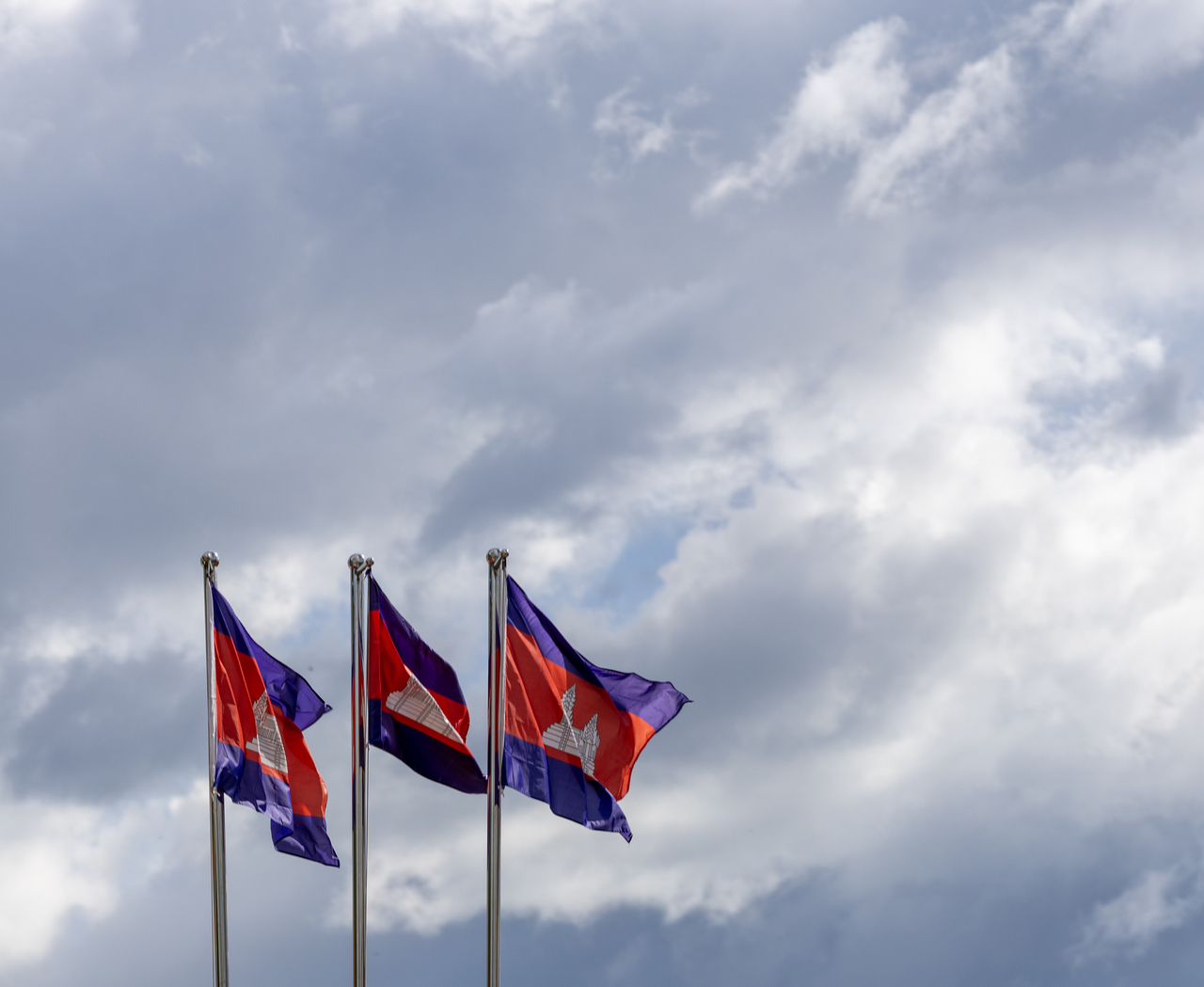 Cambodian national flags (123rf)