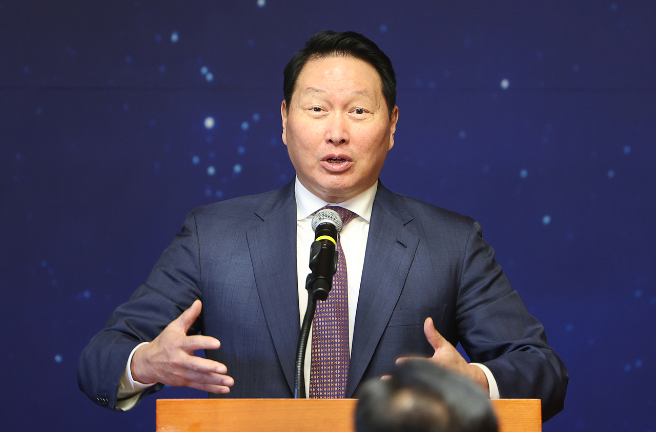 SK Group Chairman Chey Tae-won (Newsis)