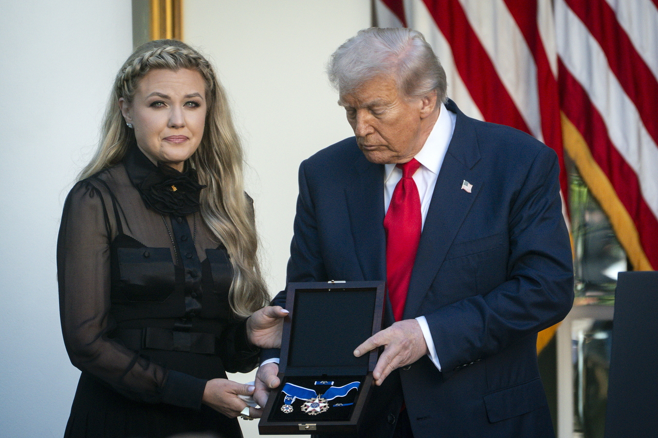 Trump honors Charlie Kirk with Presidential Medal of Freedom on what would be his 32nd birthday - The Korea Herald