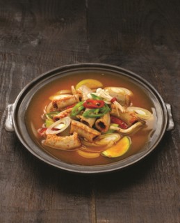 Gopchang jeongol, spicy beef tripe hot pot