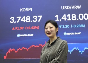 Kospi breaks through 3,700
