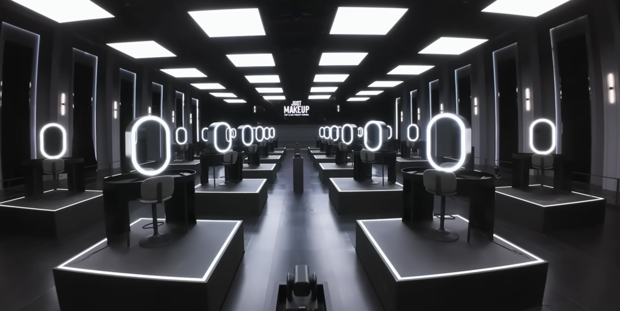 "Just Makeup" filming set (Coupang Play)