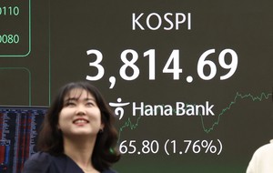 Kospi tops 3,800 for 1st time