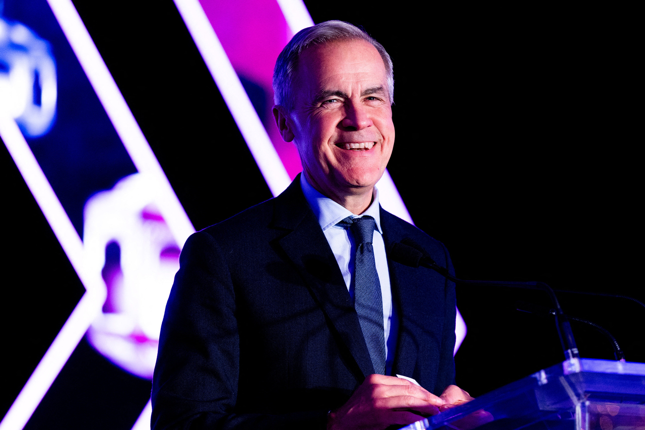 Canada's Prime Minister Mark Carney speaks at a Diwali celebration event, in Brampton, Ontario, Canada, Oct. 17. (Reuters)