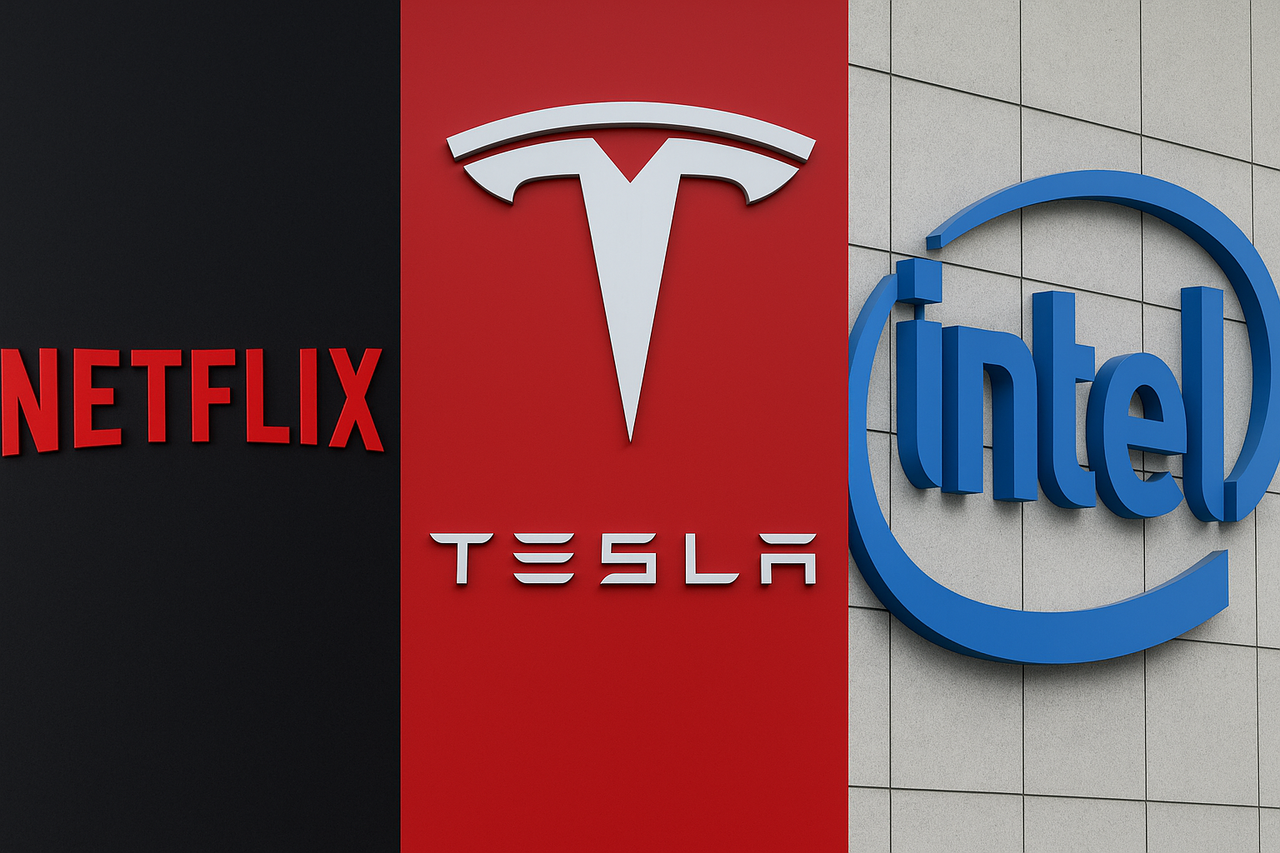 넷플릭스·테슬라·인텔 나란히 상승…3분기 실적 자신감 커졌나 [투자360] - 헤럴드경제