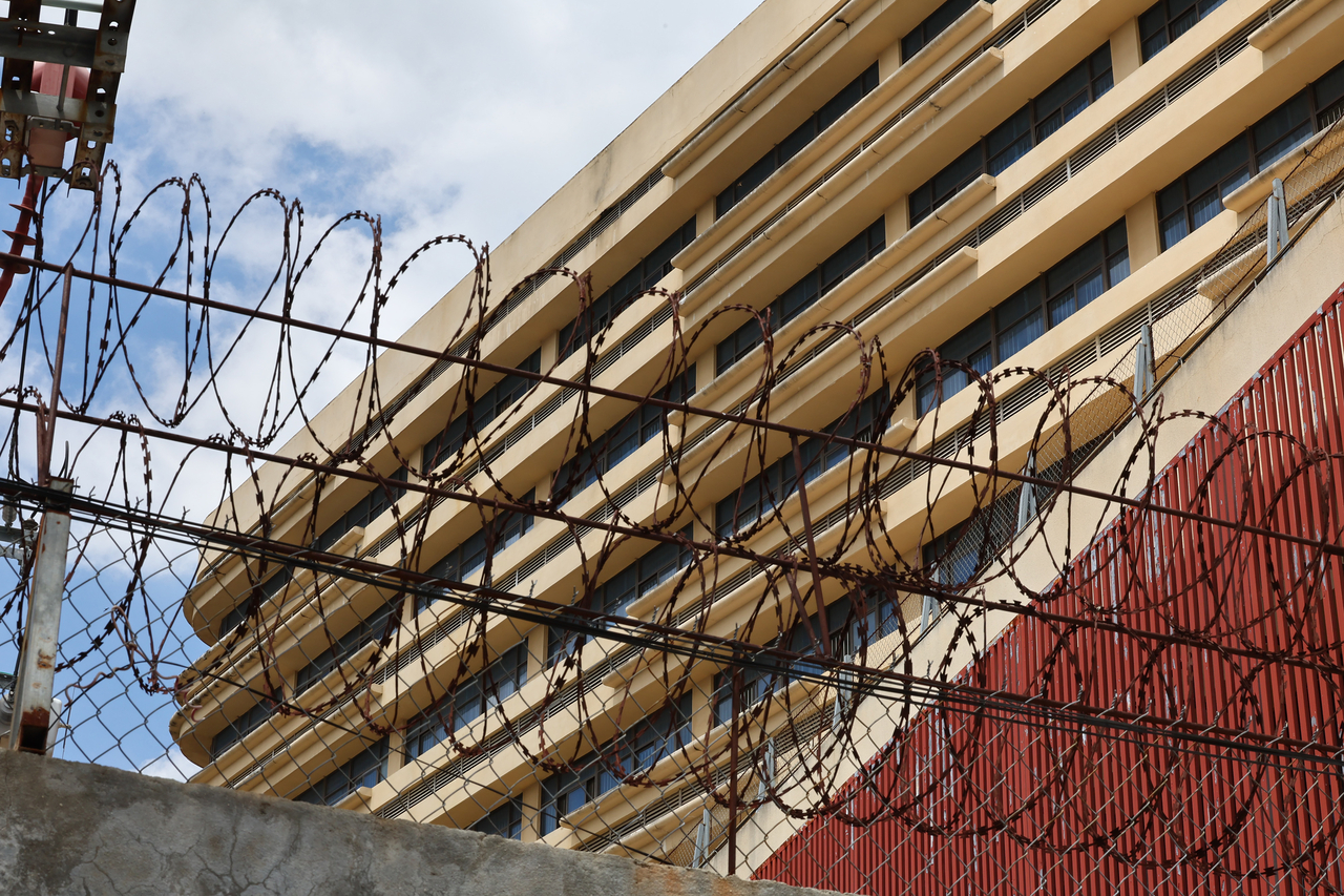 This photo shows a building at an alleged criminal complex near Phnom Penh, Cambodia, on Thursday, amid a series of abductions and detentions of South Koreans in the country. (Yonhap)