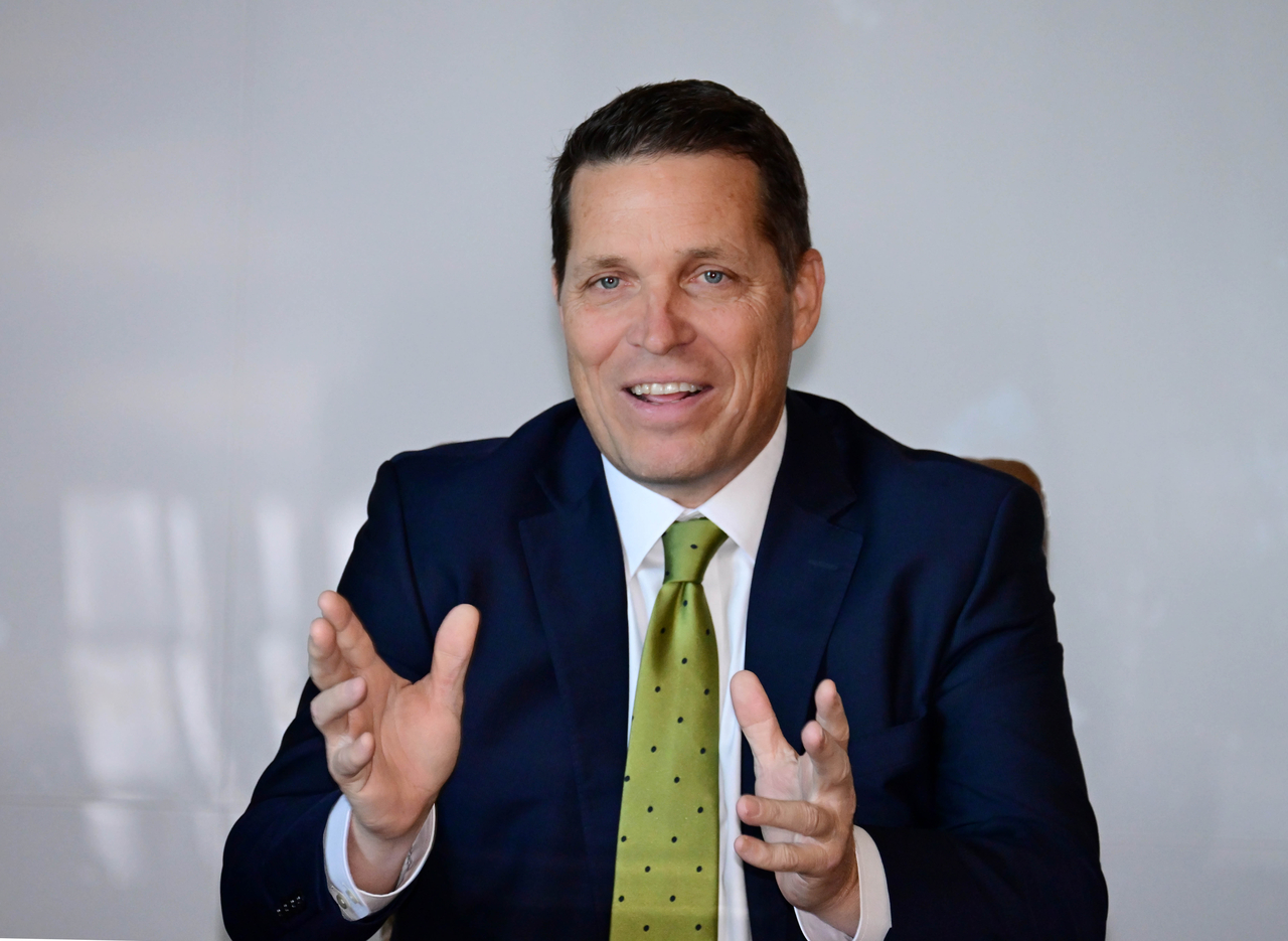 University of Missouri Board of Curators Chair Todd Graves speaks during an interview with The Korea Herald at the Dragon City Hotel in Yongsan-gu, Seoul, on Wednesday. (Lee Sang-sub/The Korea Herald)