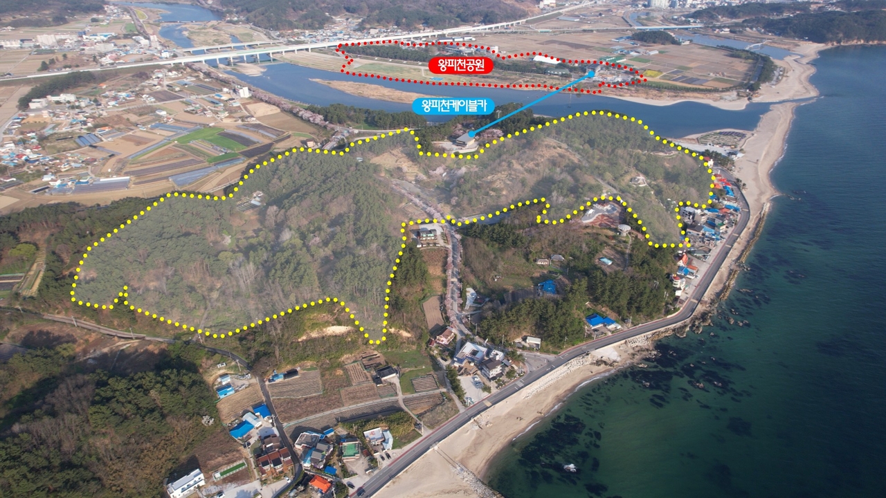 울진군 오션리조트 및 골프장 개발사업 사업대상지[울진군 제공]